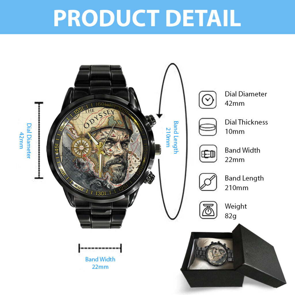 The Odyssey 2026 Black Stainless Steel Watch - TANTN24481
