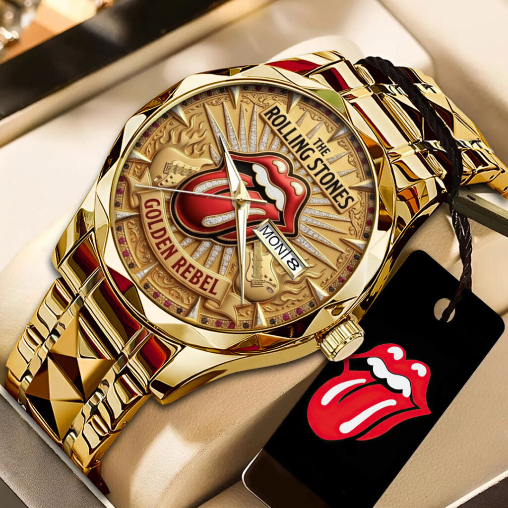 The Rolling Stones Alloy Luxury Quartz Watch - TANTN22965