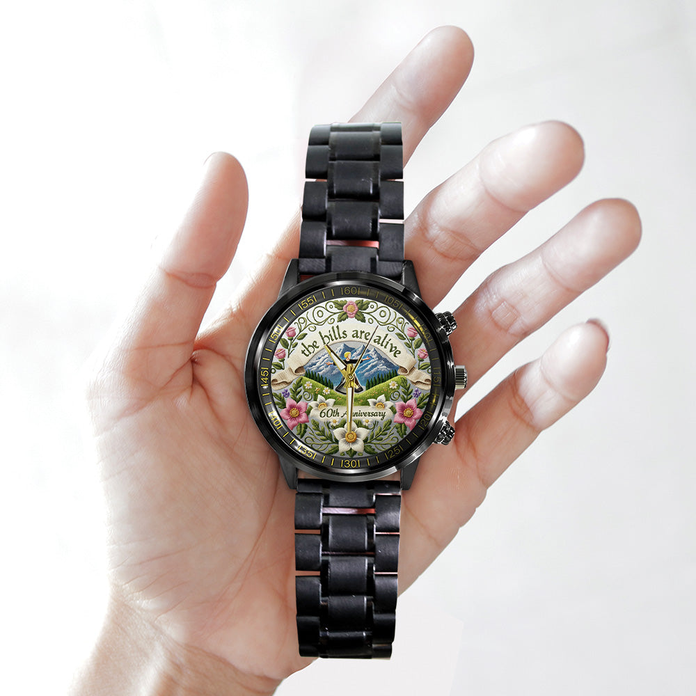 The Sound of Music 60th Anniversary Black Stainless Steel Watch - GNE4808
