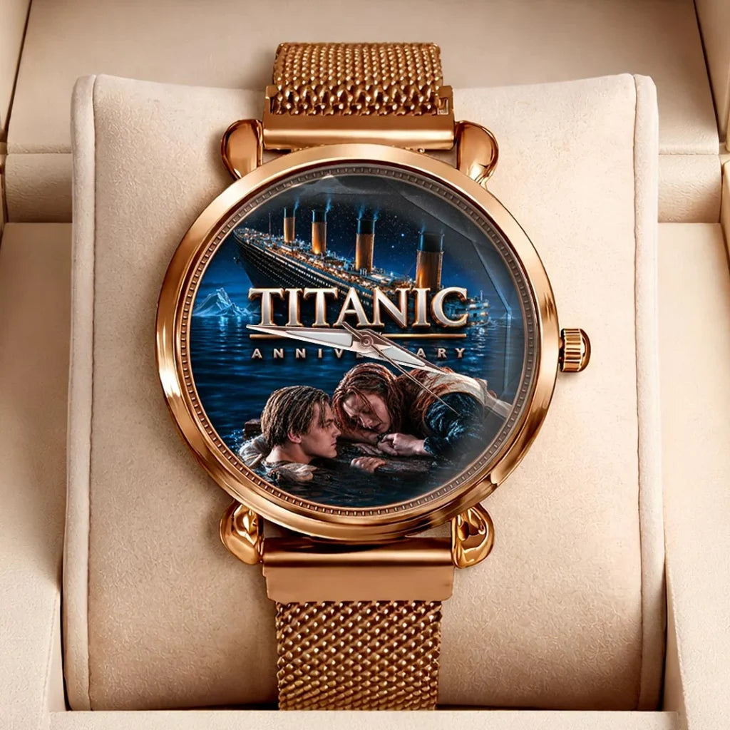 Titanic 30th Anniversary Mesh Strap Quartz Watch - HOATT20773