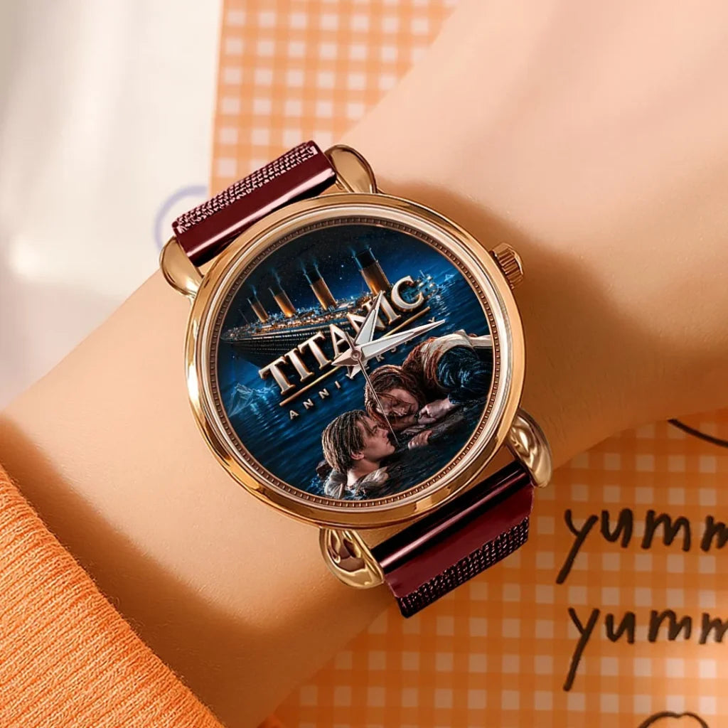 Titanic 30th Anniversary Mesh Strap Quartz Watch - HOATT20773