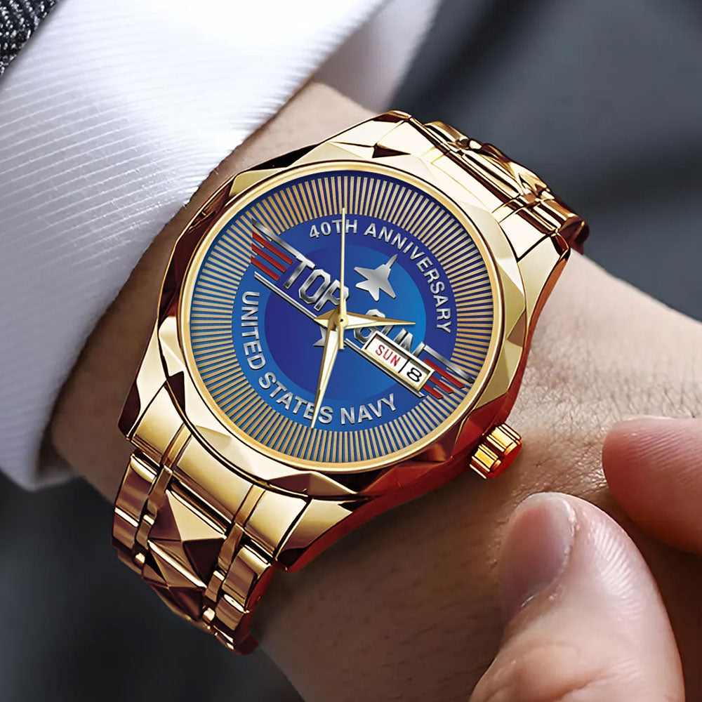 Top Gun 40th Anniversary Alloy Luxury Quartz Watch - TMTHU2975