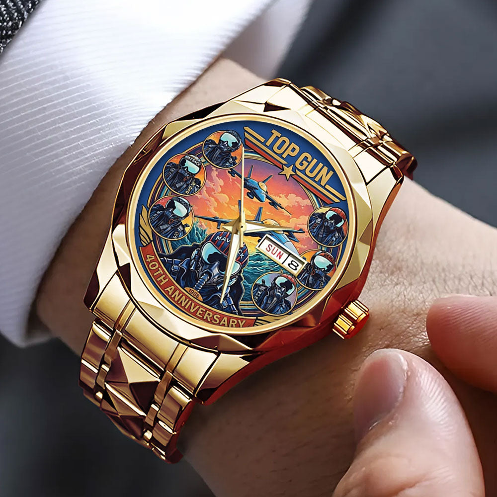 Top Gun 40th Anniversary Alloy Luxury Quartz Watch - TMTHU4221