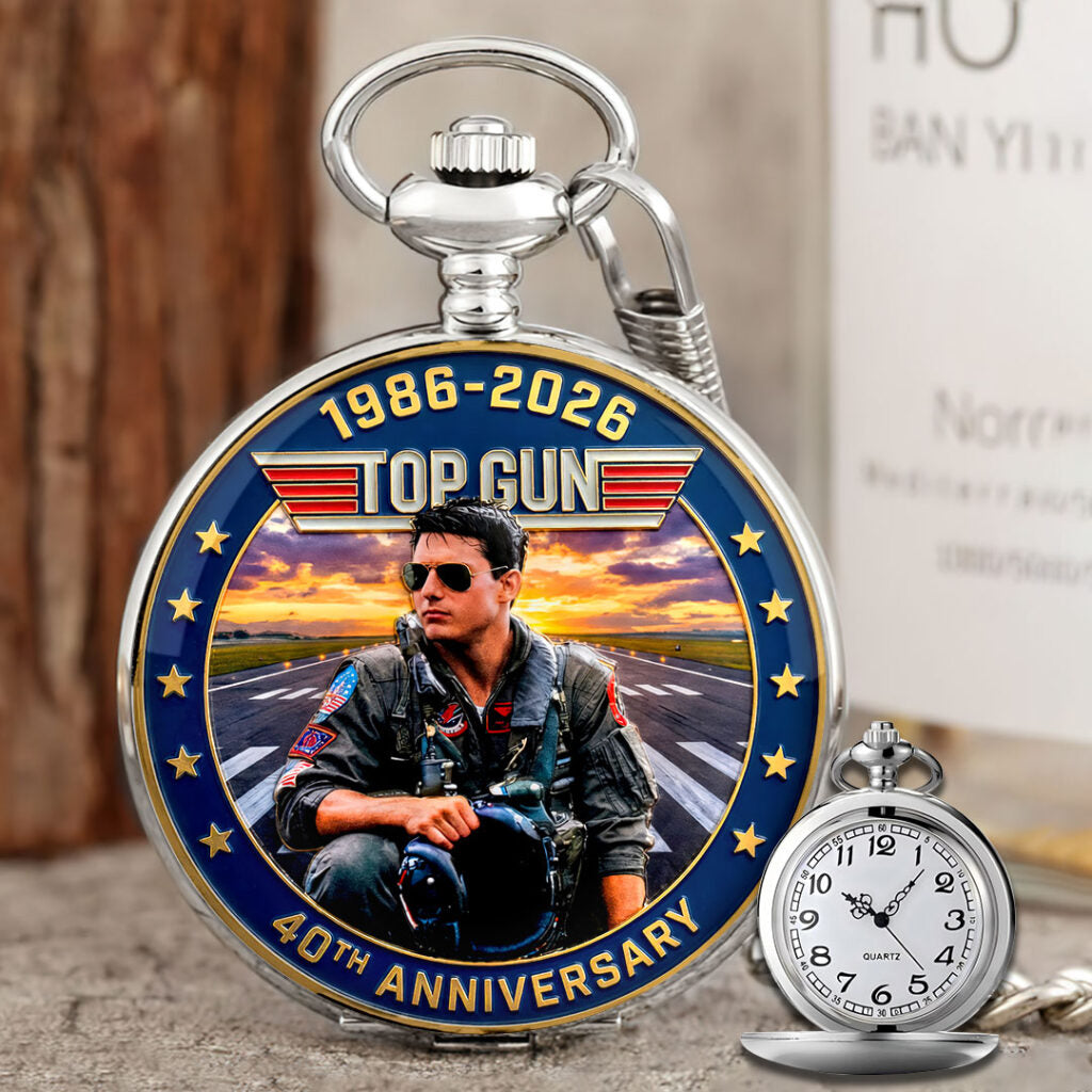 Top Gun 40th Anniversary Pocket Watch - HOATT17785