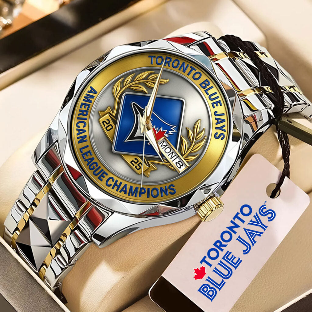 Toronto Blue Jays Alloy Luxury Quartz Watch - TMTHU2195