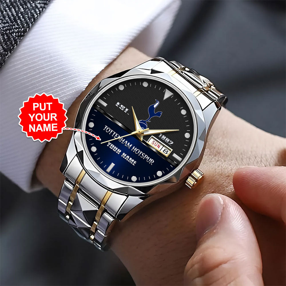 Personalized Tottenham Hotspur FC Alloy Luxury Quartz Watch - TANTN15466
