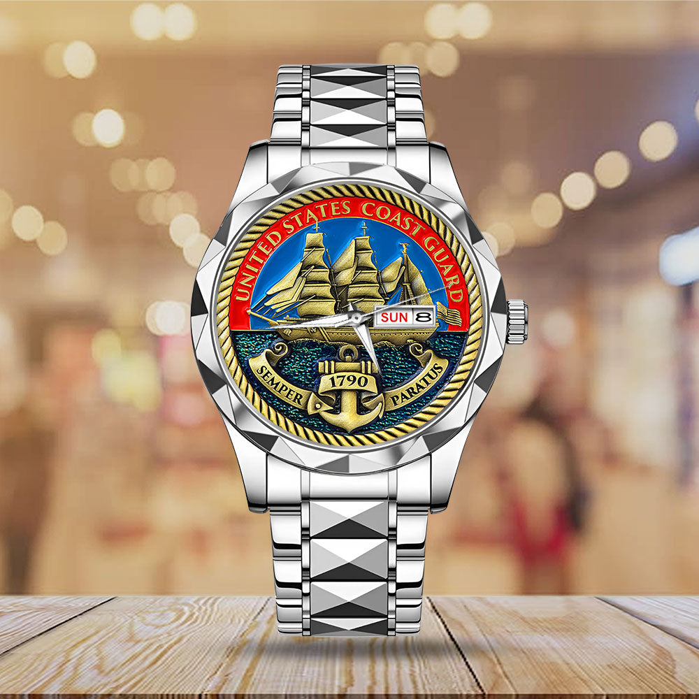 US Coast Guard Alloy Luxury Quartz Watch - MAITM12734