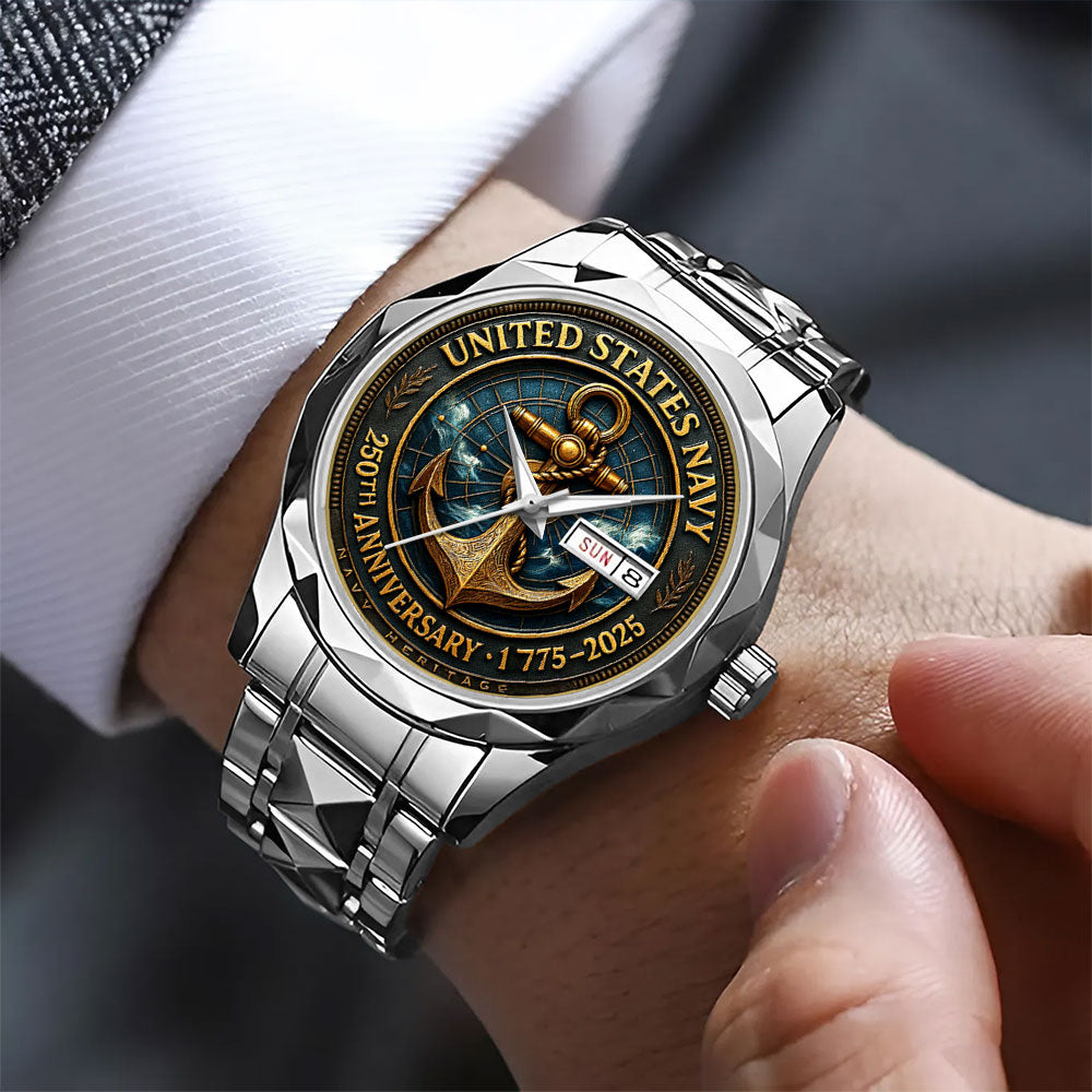 US Navy Alloy Luxury Quartz Watch - MAITM 12402
