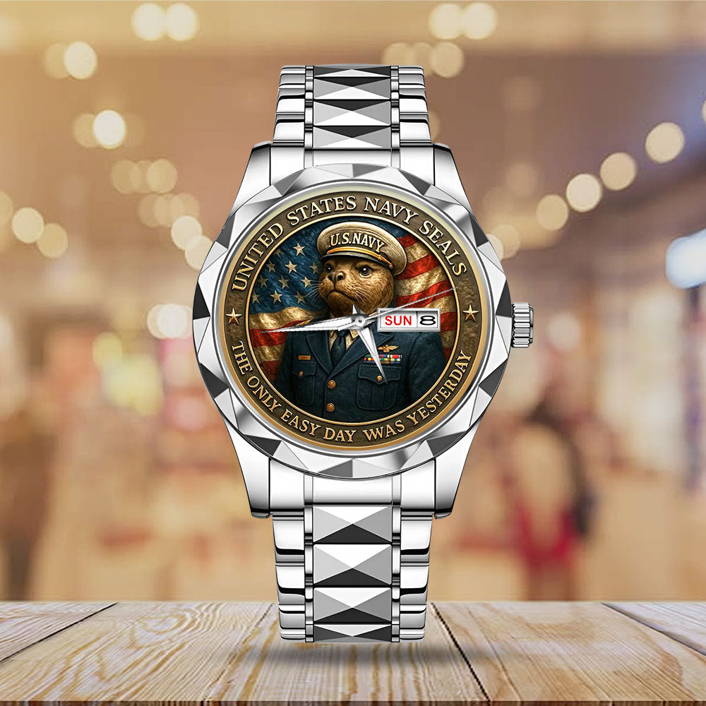 US Navy Alloy Luxury Quartz Watch - MAITM12672