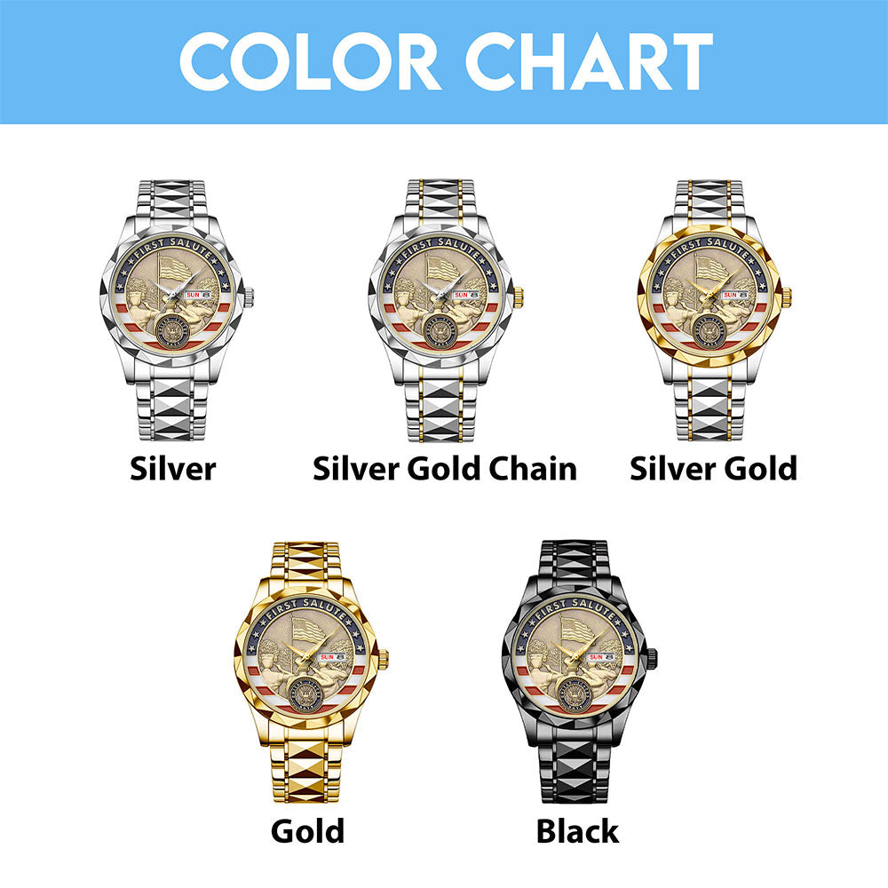 US Navy Alloy Luxury Quartz Watch - MAITM12906