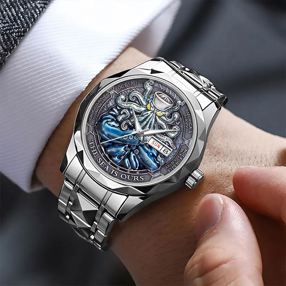 US Navy Alloy Luxury Quartz Watch - MAITM12981