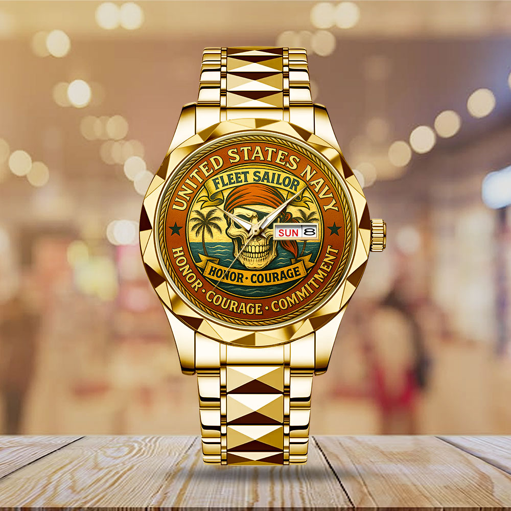 US Navy Alloy Luxury Quartz Watch - MAITM13528