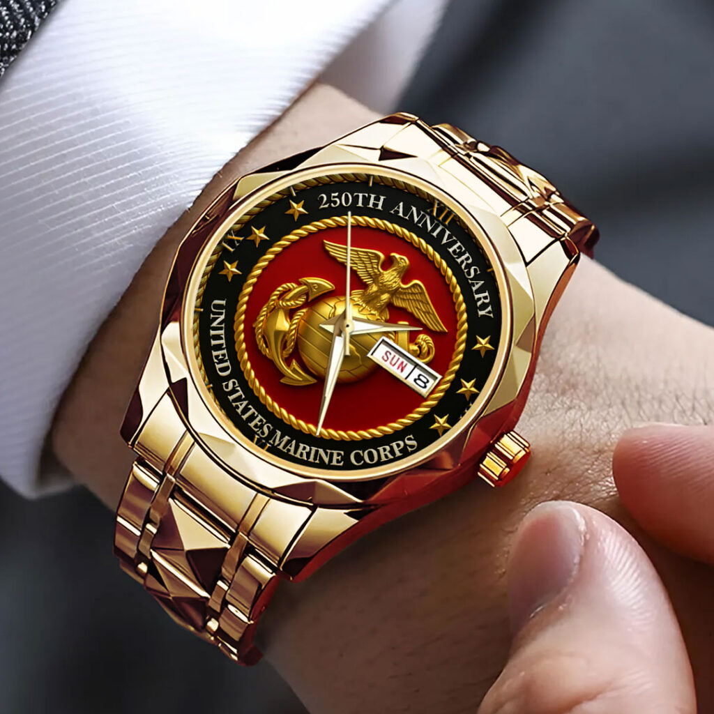 US Marine Corps 250th Anniversary 2025 Alloy Luxury Quartz Watch - TMTHU1006