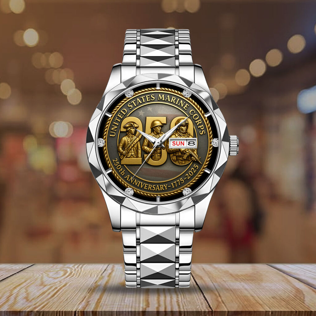 US Marine Corps 250th Anniversary 2025 Alloy Luxury Quartz Watch - TMTHU576