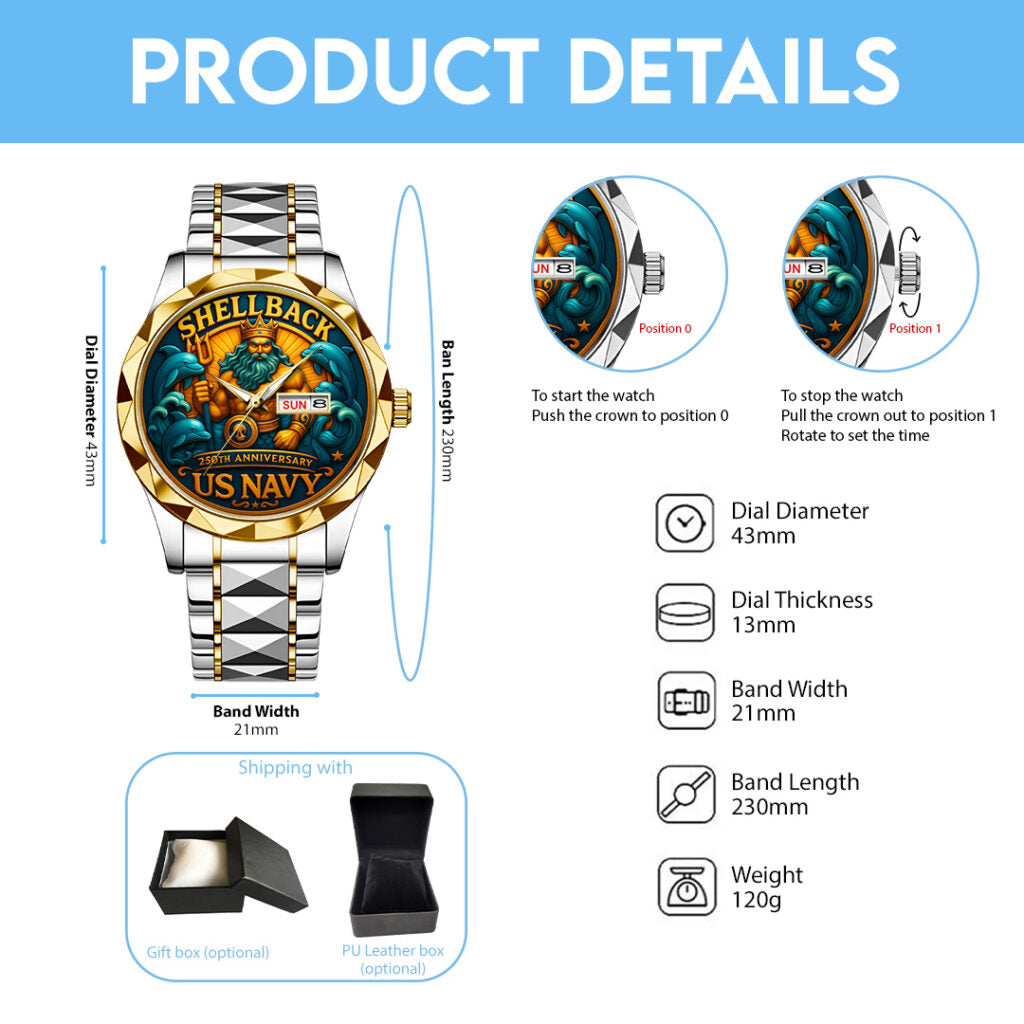 US Navy Alloy Luxury Quartz Watch - TMTHU567