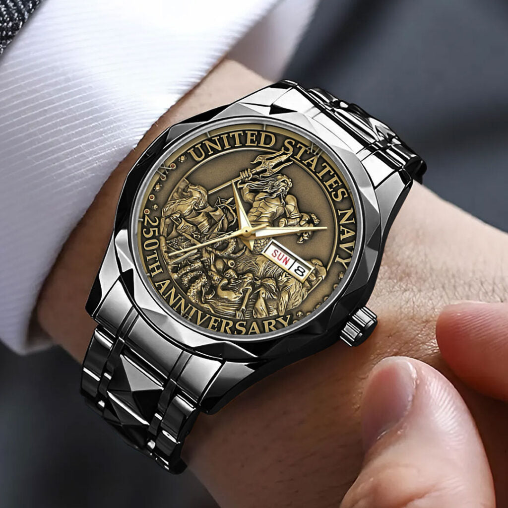 US Navy Alloy Luxury Quartz Watch - TMTHU787