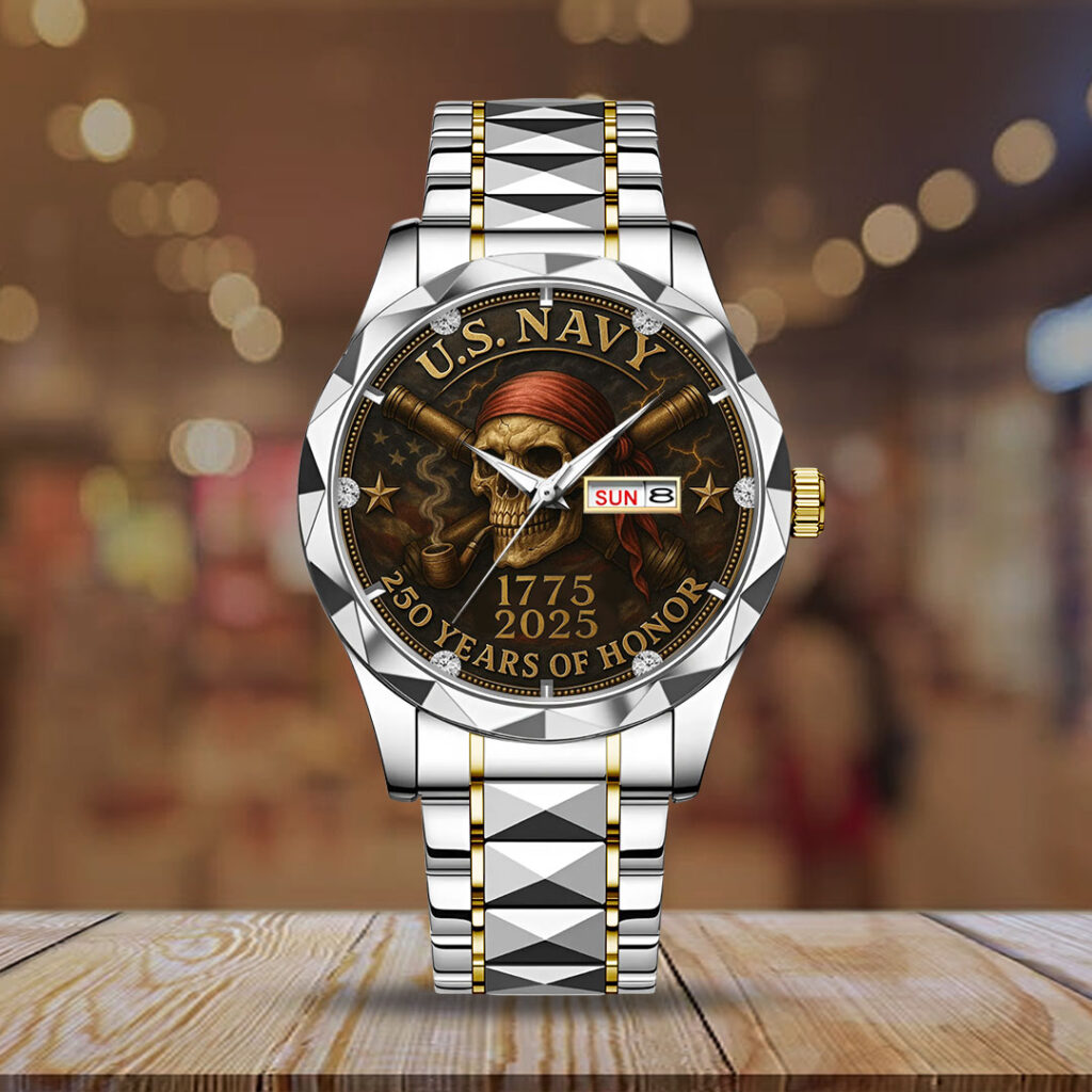 US Navy 250th Anniversary 2025 Alloy Luxury Quartz Watch - TMTHU734