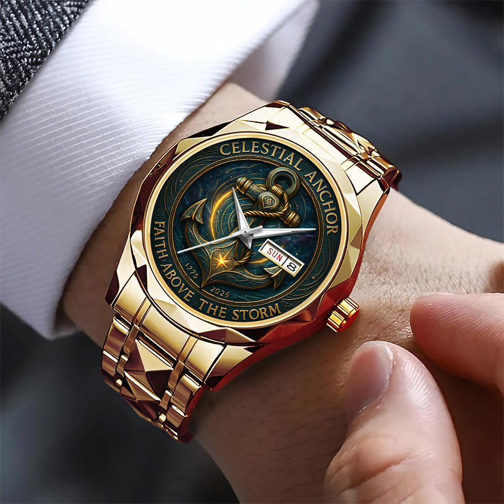 US Navy 250th Anniversary Alloy Luxury Quartz Watch - TANTN17324
