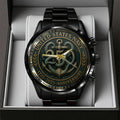US Navy 250th Anniversary Black Stainless Steel Watch – TANTN17541