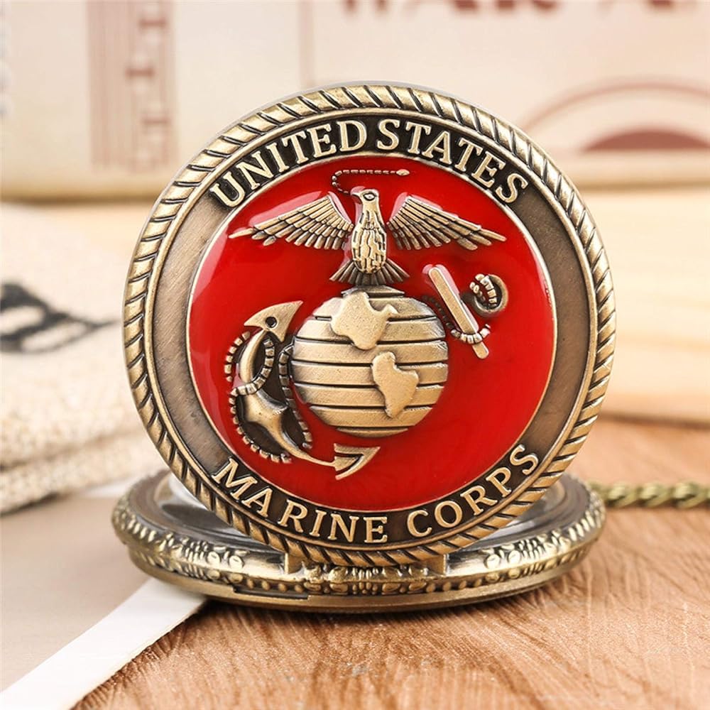 US Marine Corps Quartz Pocket Watch - MAITMDROP132