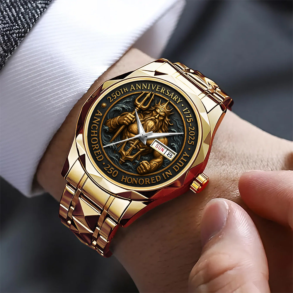 US Navy Alloy Luxury Quartz Watch - TANTN15985