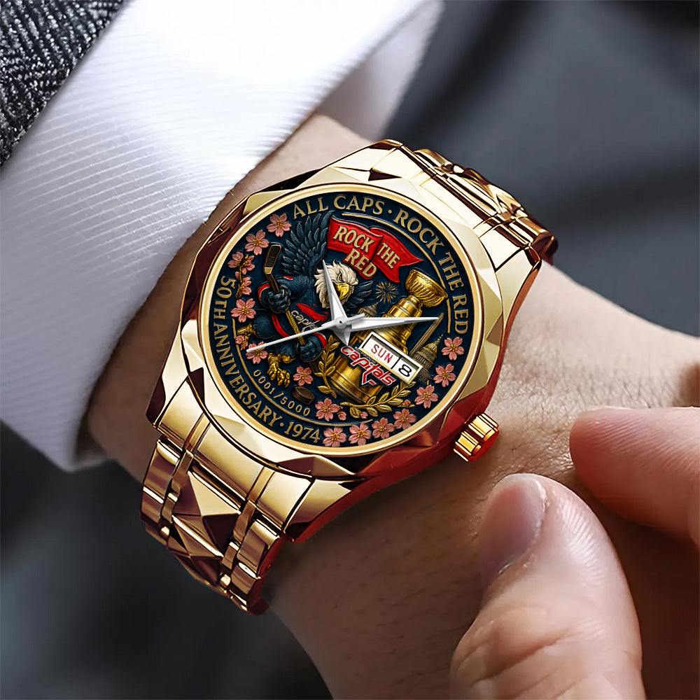 Washington Capitals 50 Years Alloy Luxury Quartz Watch - TANTN17825