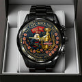 Washington Capitals 50 Years Black Stainless Steel Watch - TANTN17827