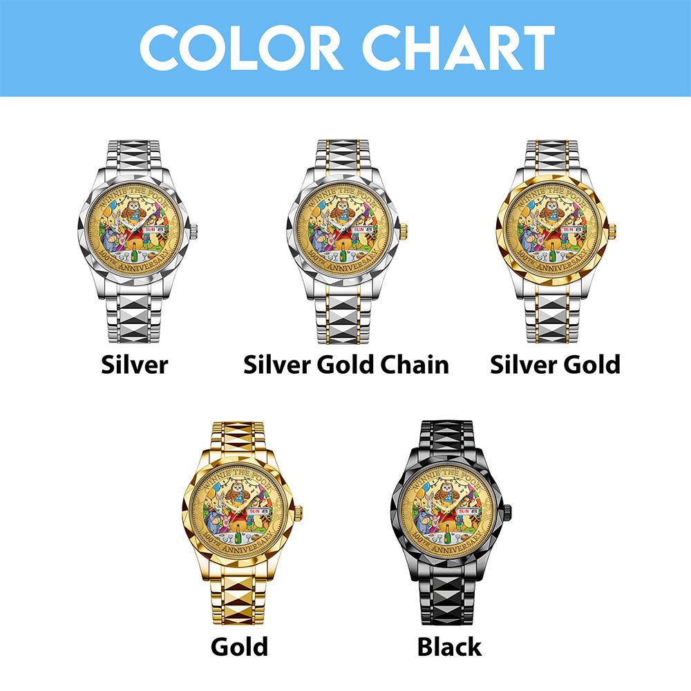 Winnie-the-Pooh 100th Anniversary Alloy Luxury Quartz Watch - TMTHU4874