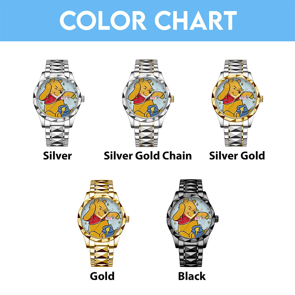Winnie-the-Pooh 100th Anniversary Alloy Luxury Quartz Watch - TMTHU7659
