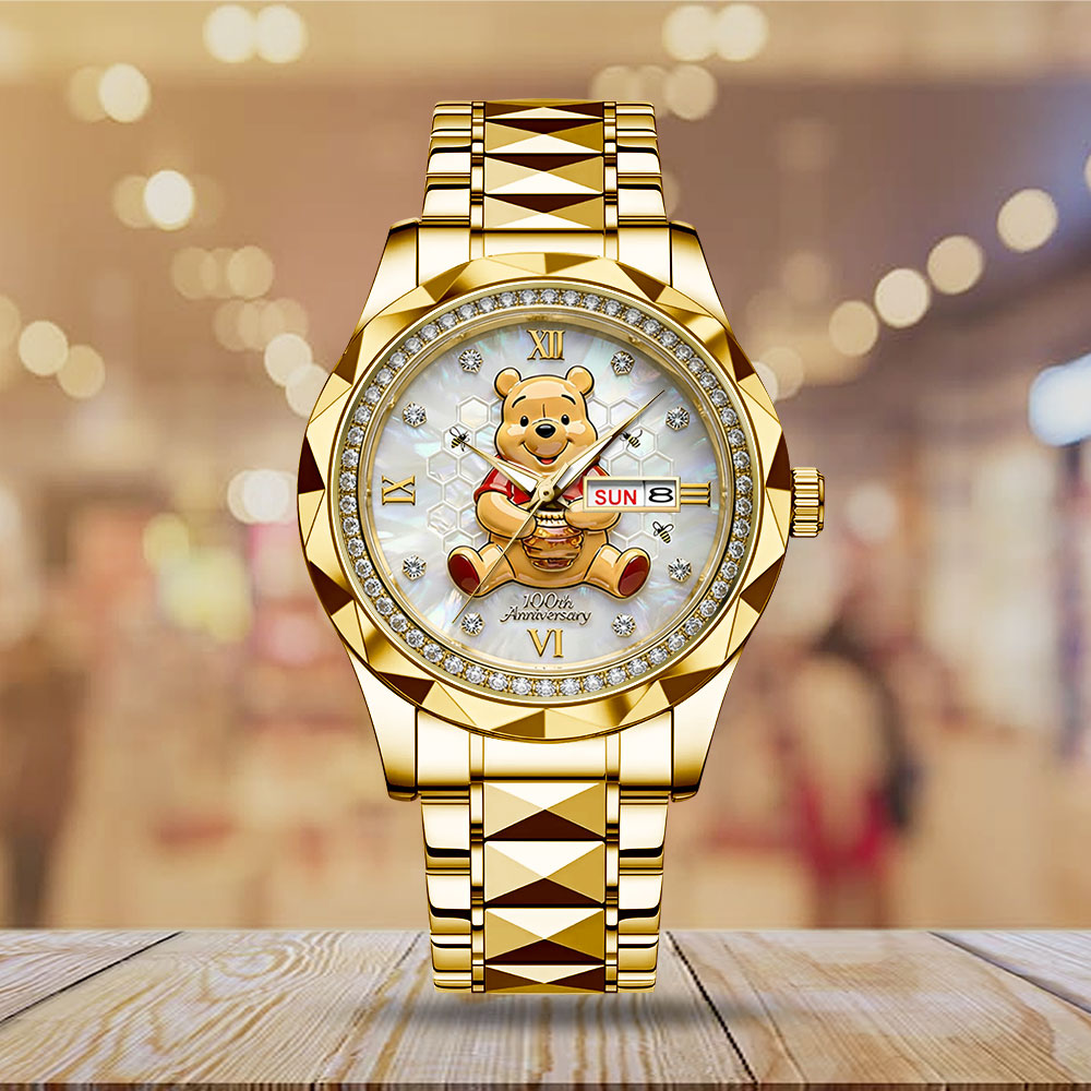Winnie-the-Pooh 100th Anniversary Alloy Luxury Quartz Watch - MAITM14667
