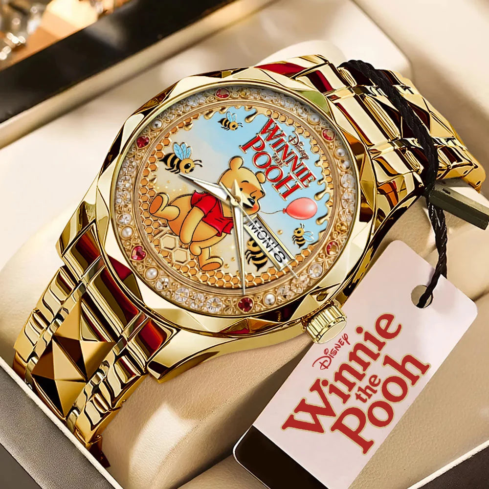 Winnie-the-Pooh 100th Anniversary Alloy Luxury Quartz Watch - TMTHU9064