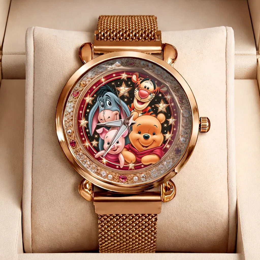 Winnie-the-Pooh 100th Anniversary Mesh Strap Quartz Watch - TMTHU9065