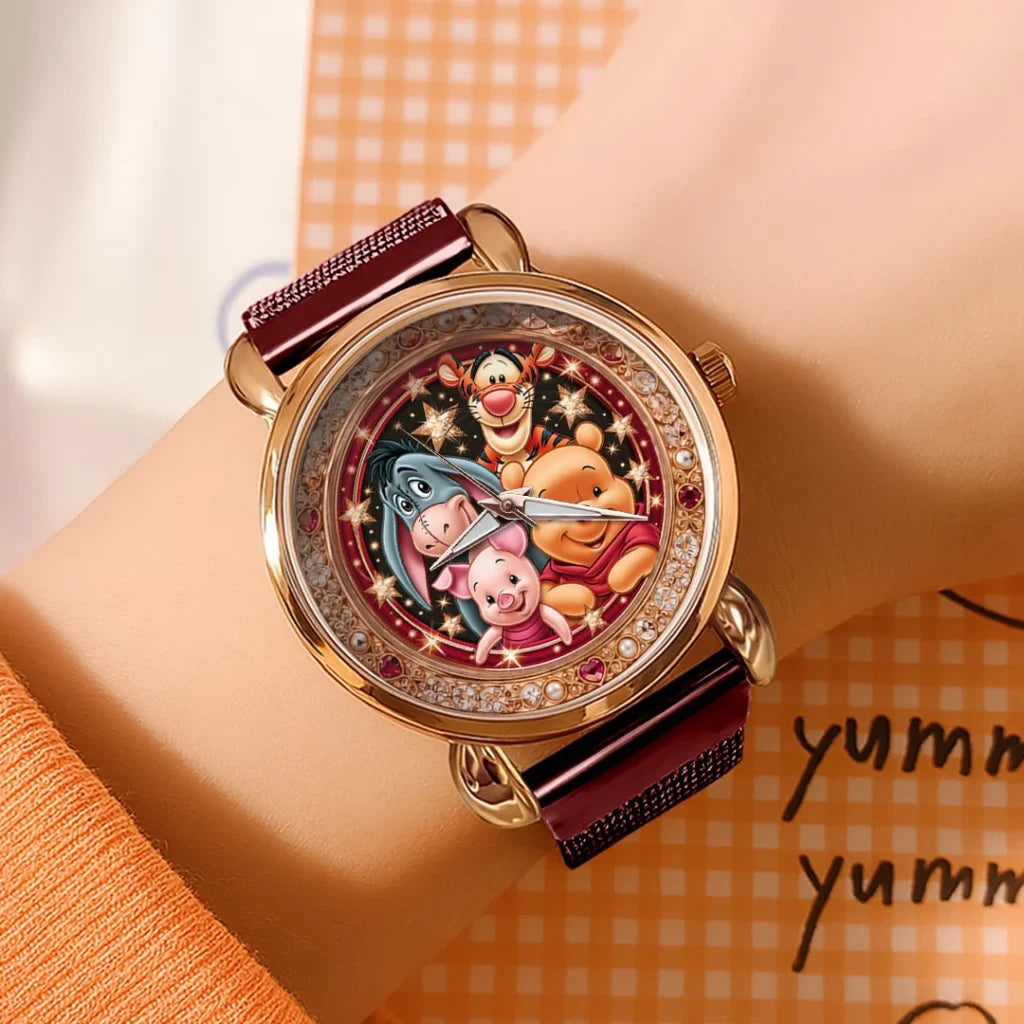 Winnie-the-Pooh 100th Anniversary Mesh Strap Quartz Watch - TMTHU9065