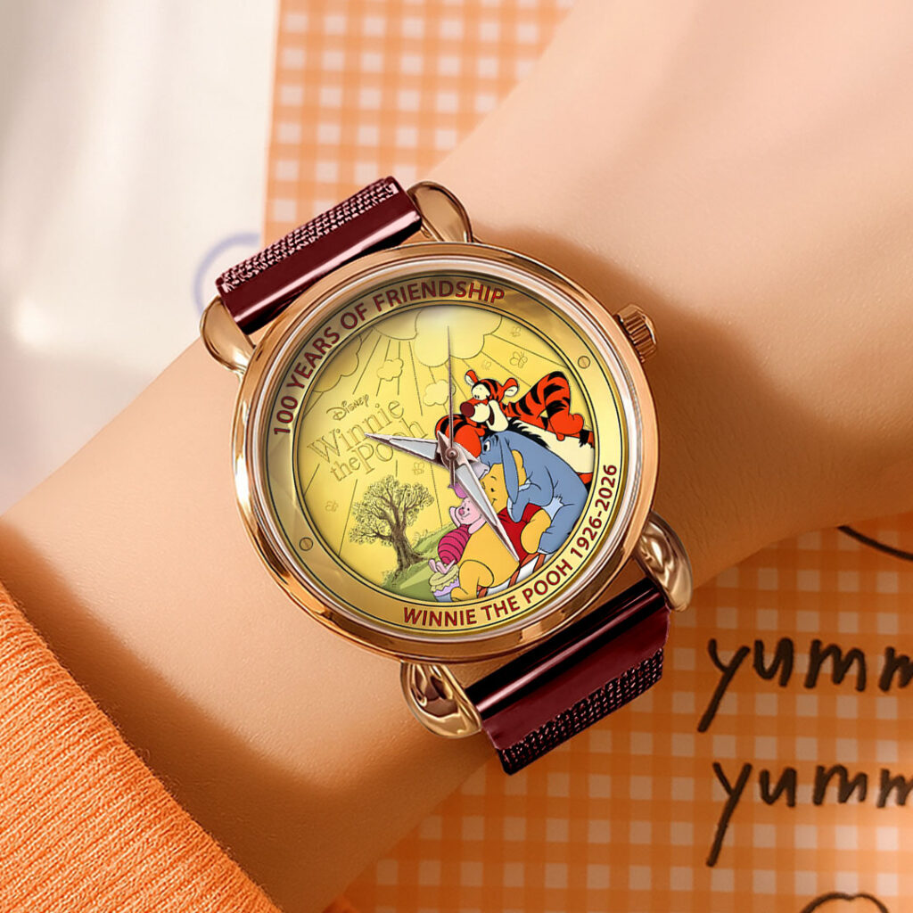 Winnie-the-Pooh 100th Anniversary Mesh Strap Quartz Watch - HOATT16532