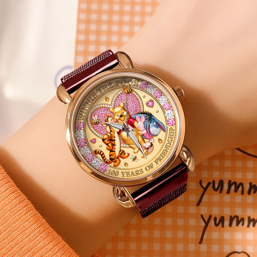 Winnie-the-Pooh 100th Anniversary Mesh Strap Quartz Watch - HOATT16677