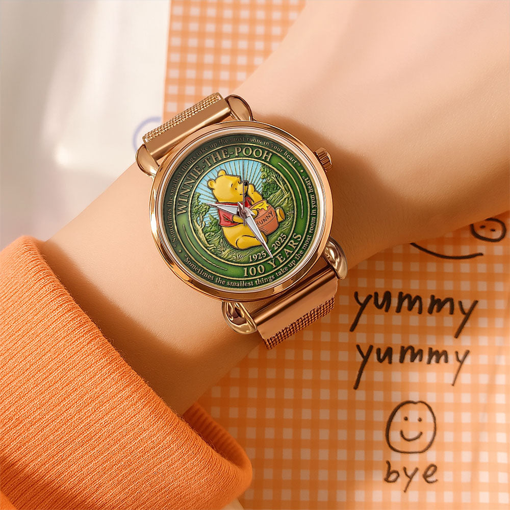 Winnie-the-Pooh 100th Anniversary Mesh Strap Quartz Watch - MAITM14382