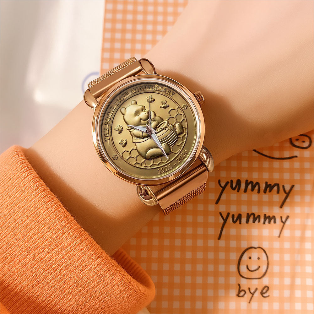 Winnie-the-Pooh 100th Anniversary Mesh Strap Quartz Watch - MAITM14443