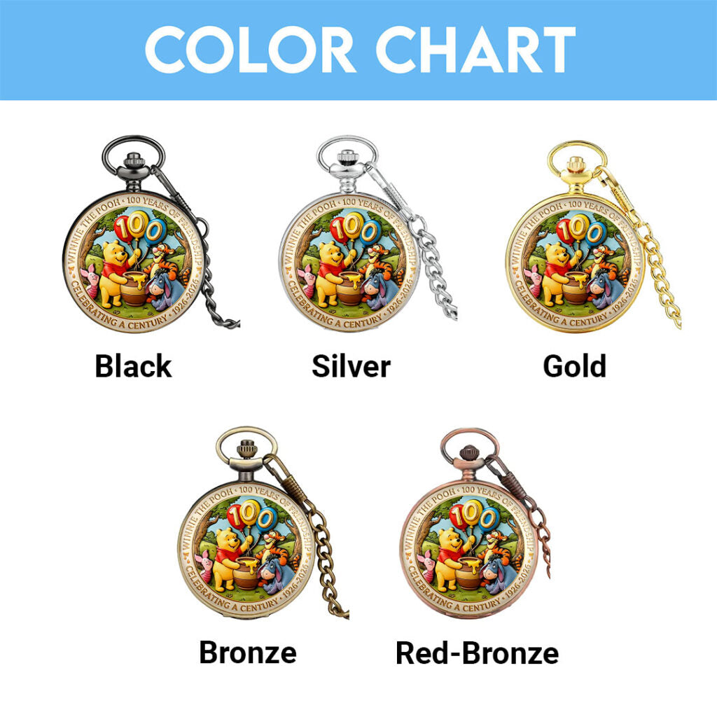 Winnie-the-Pooh 100th Anniversary Pocket Watch - HOATT16818