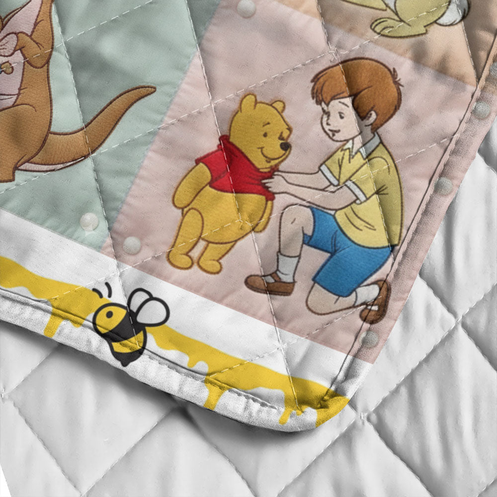 Winnie-the-Pooh 100th Anniversary Quilt Blanket - TMTHU3150