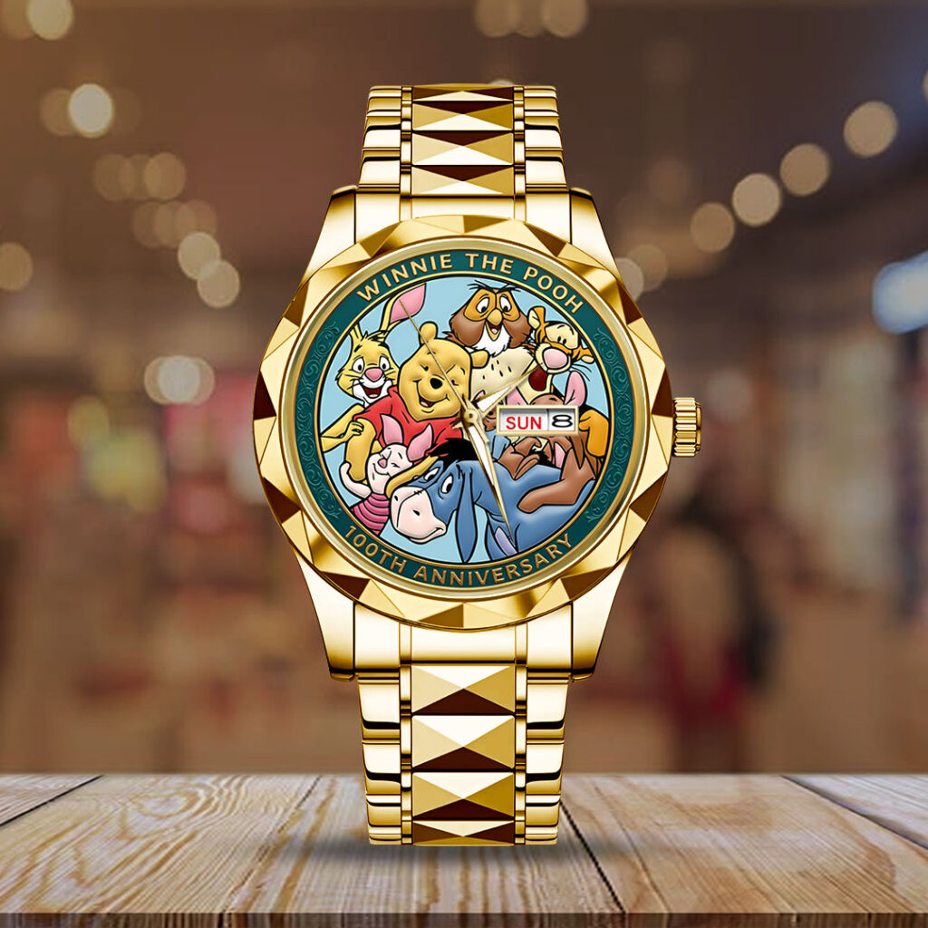 Winnie-the-Pooh 100th Anniversary Alloy Luxury Quartz Watch - TMTHU3194