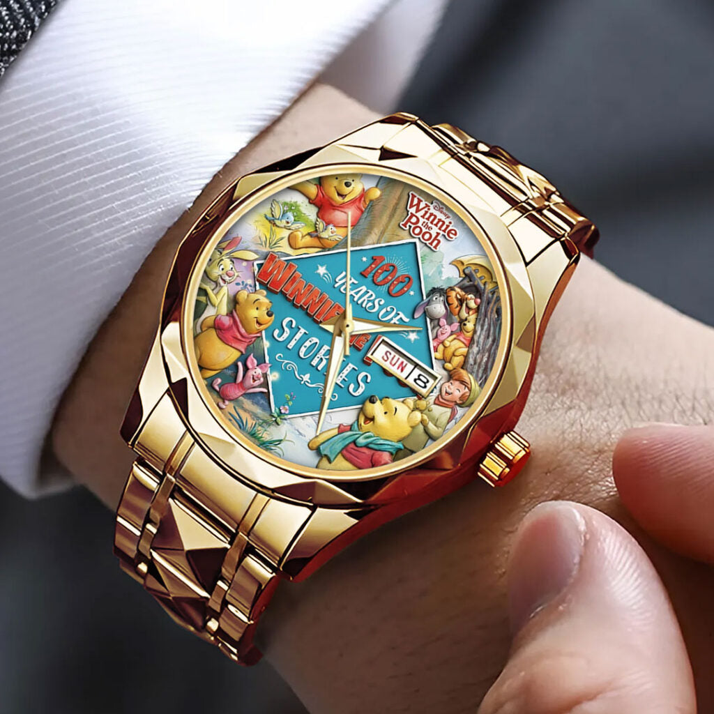Winnie-the-Pooh 100th Anniversary Alloy Luxury Quartz Watch - TMTHU3403