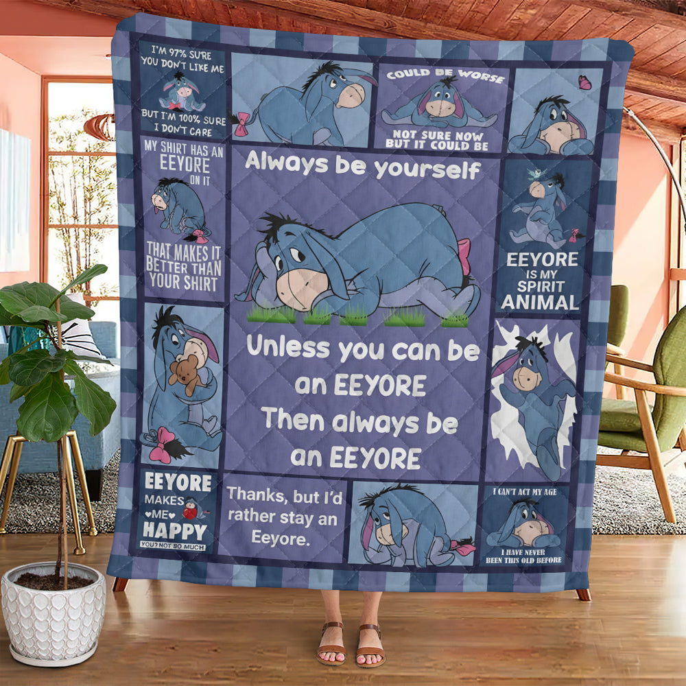 Winnie-the-Pooh x Eeyore Quilt Blanket - HOATT15675