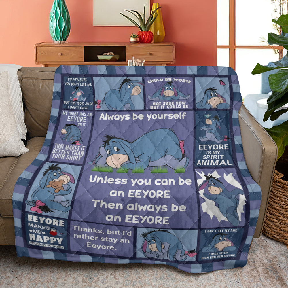 Winnie-the-Pooh x Eeyore Quilt Blanket - HOATT15675