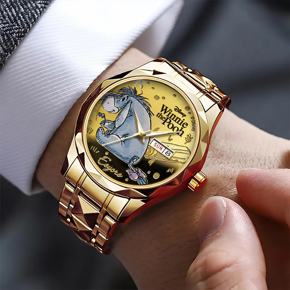 Winnie-the-Pooh x Eeyore 100th Anniversary Alloy Luxury Quartz Watch - TANTN20811