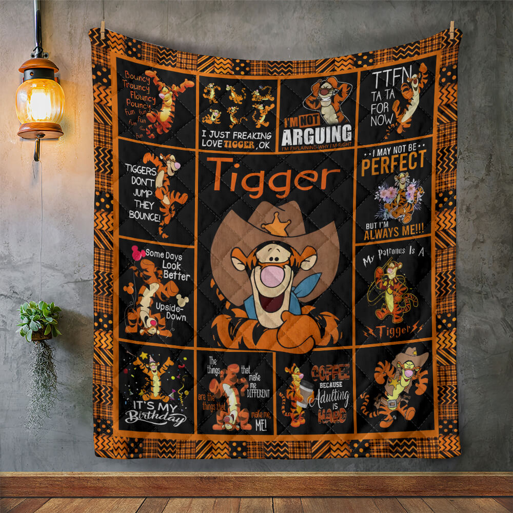 Winnie-the-Pooh x Tigger Quilt Blanket - HOATT16010