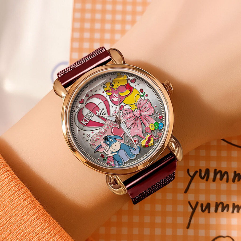 Winnie-the-Pooh Mesh Strap Quartz Watch - HOATT16703