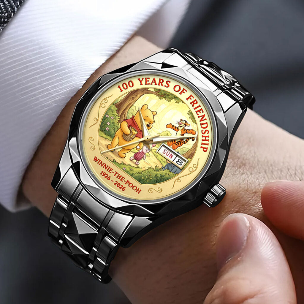 Winnie-the-Pooh 100th Anniversary Alloy Luxury Quartz Watch - TMTHU2892
