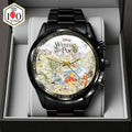 Winnie-the-Pooh 100th Anniversary Black Stainless Steel Watch - GNE7841